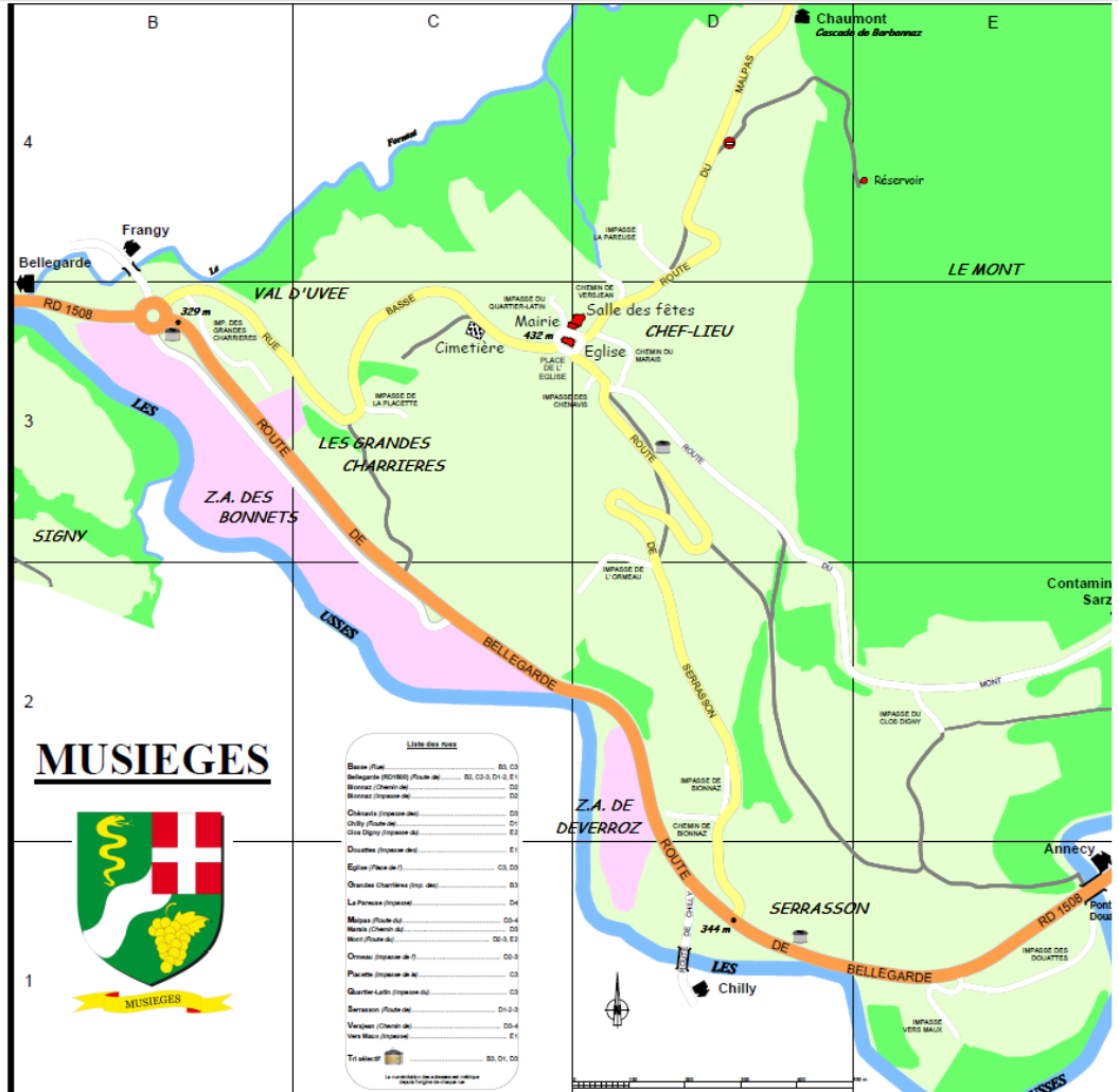 Cartographie de la commune